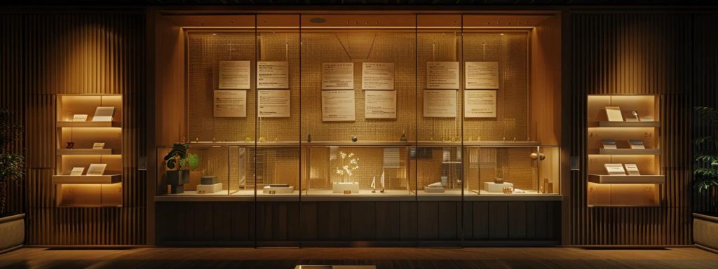 a serene courtroom setting illuminated by soft natural light, featuring a prominent display of glowing client testimonials pinned on a board, symbolizing trust and success in legal representation.