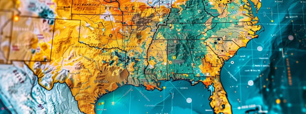 a striking infographic displays varying attorney fee structures for workers' compensation across major california cities, featuring vibrant maps and clear visual data representations that reflect local economic influences.