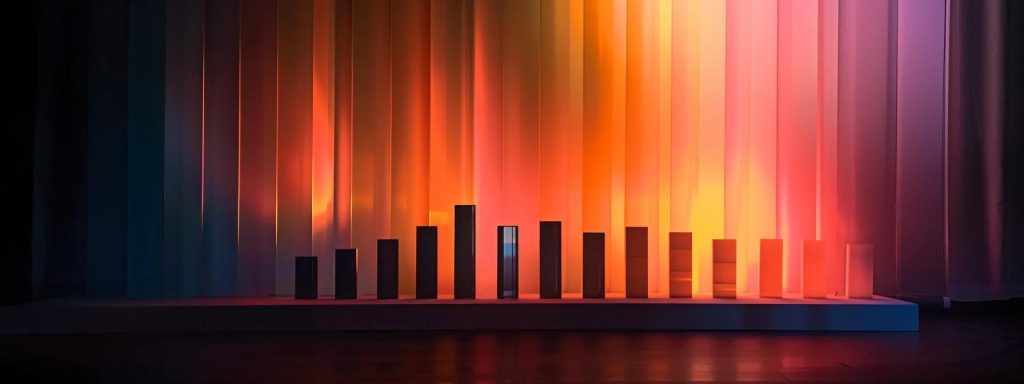 a visually striking bar graph contrasting the burdensome legal fees of hiring a workers' compensation attorney against the substantial potential financial gains, illuminated by soft, focused lighting for a professional presentation.