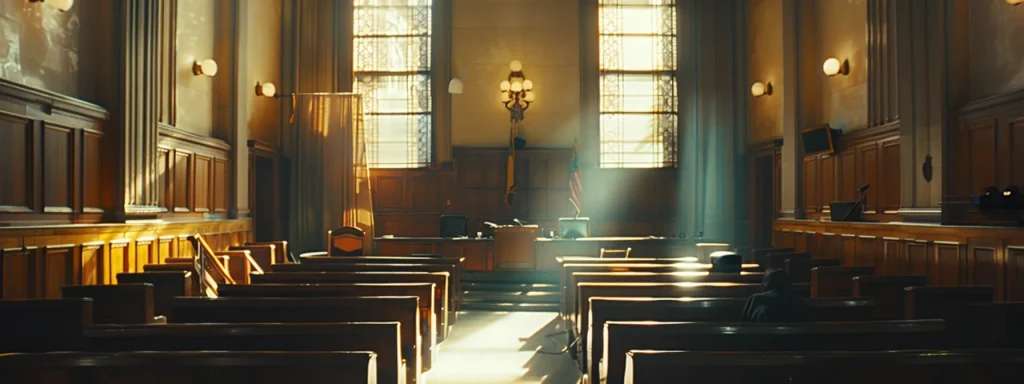 a compelling scene depicts a tense courtroom environment with a judge presiding, as an attorney passionately presents case studies of auto accident damages, highlighting the dramatic contrast between successful and unsuccessful claims.