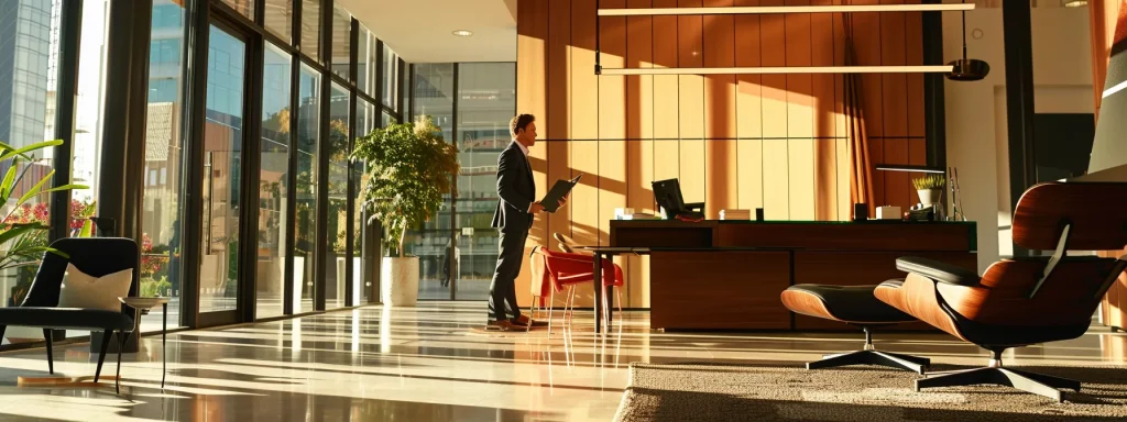 a confident crash attorney engages in a dynamic negotiation with an insurance representative, set against the backdrop of a modern office, highlighting the strategic exchange of ideas and the importance of mastering negotiation skills to secure fair settlements for clients.