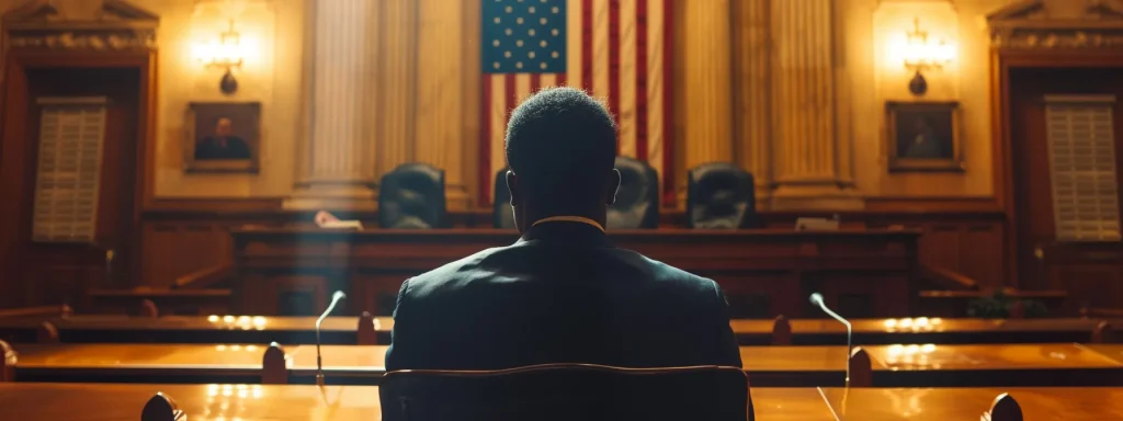 a dramatic courtroom setting depicts a lawyer passionately presenting a case, emphasizing the importance of seat belt compliance in accident claims, with focused lighting highlighting the tension and urgency of the moment.