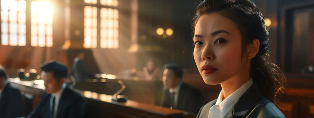 a dynamic scene depicting a lawyer confidently advocating for a client in a bustling insurance negotiation office, with contrasting expressions of determination and anxiety, illuminated by warm overhead lighting that emphasizes the importance of legal representation after a traffic accident.