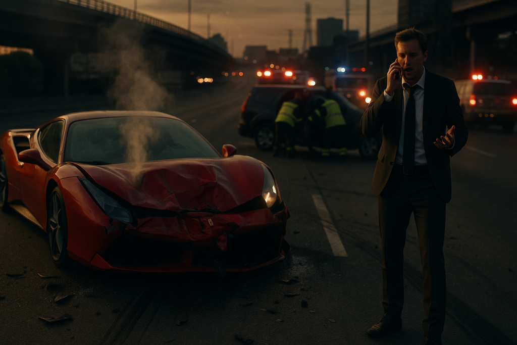Supercar Accident Injury Claim: What to Do After a High-Speed Ferrari, Lamborghini or Exotic Car Crash