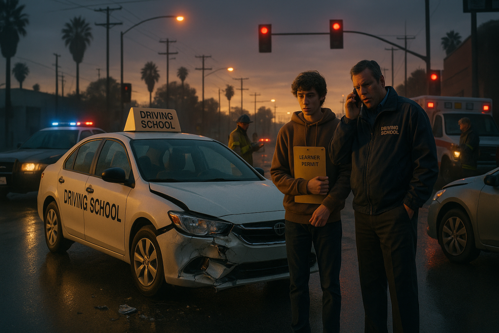 Accident During Driving Lesson Claim: Who’s Responsible and How to File in California