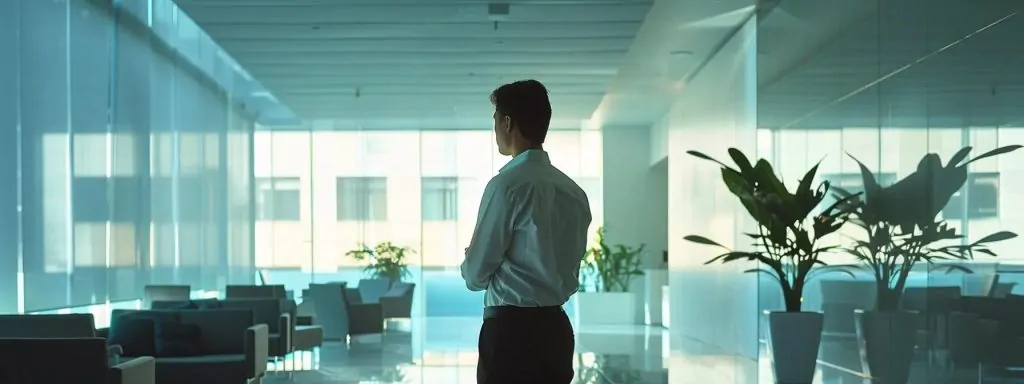 a professional worker stands confidently in a bright, modern office, urgently notifying their employer about a workplace injury, symbolizing the importance of prompt reporting for compensation.
